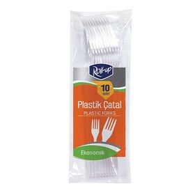 Roll Up 10'lu Plastik Çatal