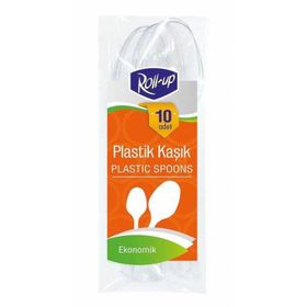Roll Up 10'lu Plastik Kaşık