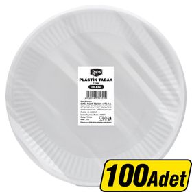 Roll Up 17 cm 100'lü Plastik Tabak