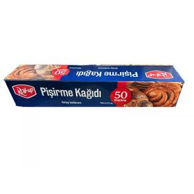 Roll Up 37 cm 50 mt Beyaz Yağlı Fırın Tepsi Pişirme Kızartma Kağıdı