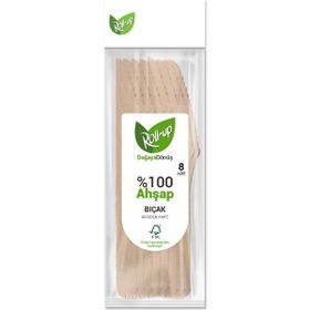 Roll Up 8'li Doğaya Dönüş Ahşap Bıçak