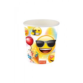 Roll Up Emojı Partı 8'li Karton Bardak