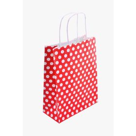 Roll Up Kırmızı Büyük 25'li Kraft Çanta