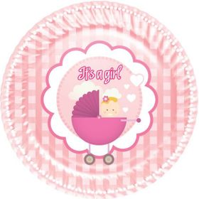Roll Up Kız Bebek 23 cm Karton Tabak