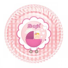 Roll Up Kız Bebek 23 cm Karton Tabak
