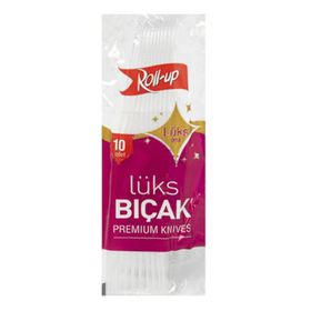 Roll Up Plastik 10'lu Lüks Bıçak