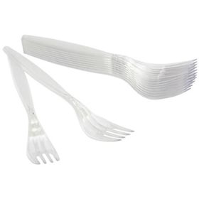 Roll Up Plastik 10'lu Lüks Çatal
