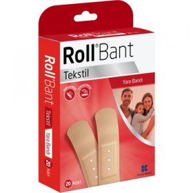 Rollbant 20 Adet Tekstil Yara Bandı