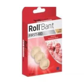 Rollbant Firstaid Yuvarlak Enjeksiyon 20 Adet Yara Bandı