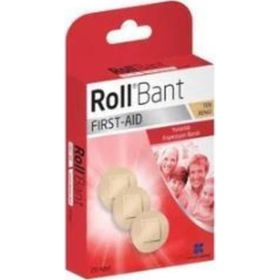 Rollbant Firstaid Yuvarlak Enjeksiyon 20 Adet Yara Bandı
