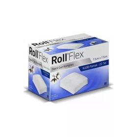 Rollflex 22287 7,5 cm x 7,5 cm 100'lü Steril Gaz Kompres