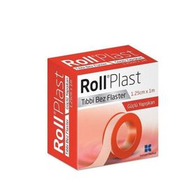 Rollplast 1,25 cm x 5 m Tıbbi Bez Flaster