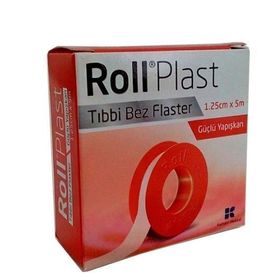 Rollplast 1,25 cm x 5 m Tıbbi Bez Flaster