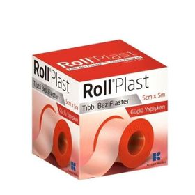 Rollplast 5 cm x 5 m Tıbbi Bez Flaster
