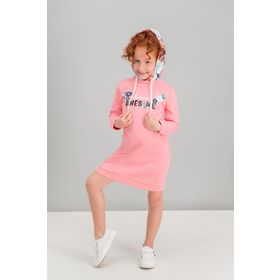 RolyPoly Awesome Flowers Şeker Pembe Kız Çocuk Kapüşonlu Elbise