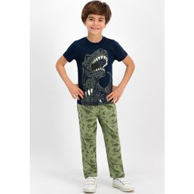 RolyPoly Dino Lacivert Erkek Çocuk Pijama Takımı