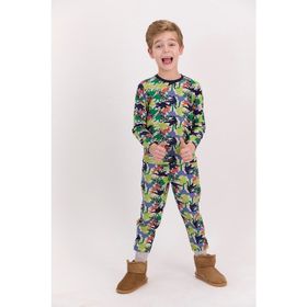 RolyPoly Dinosaurs Bejmelanj Erkek Çocuk Pijama Takımı