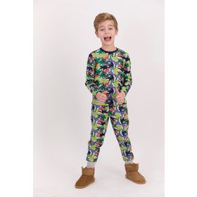 RolyPoly Dinosaurs Bejmelanj Erkek Çocuk Pijama Takımı