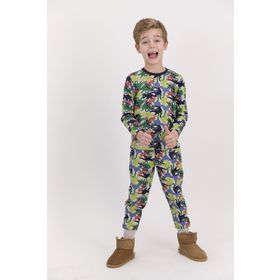 RolyPoly Dinosaurs Bejmelanj Erkek Çocuk Pijama Takımı