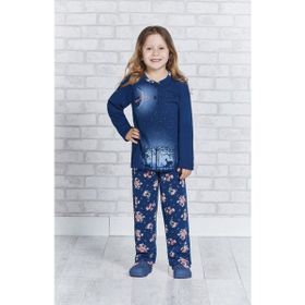 RolyPoly Lacivert Kız Çocuk Pijama Takımı