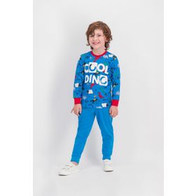 RolyPoly Mavi Erkek Çocuk Pijama Takımı