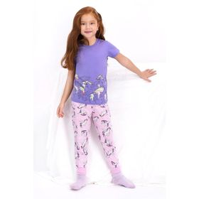 RolyPoly Mor Kız Çocuk Pijama Takımı