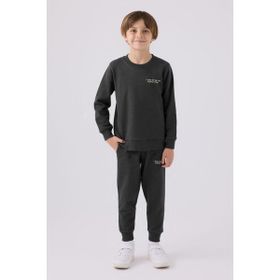 Rolypoly RP1145 - 5 - 6 Yaş - Antrasit Erkek Çocuk Eşofman Takımı
