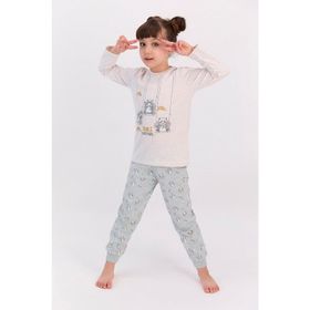 RolyPoly Smile Every Day Kremmelanj Kız Çocuk Pijama Takımı