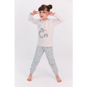 RolyPoly Smile Every Day Kremmelanj Kız Çocuk Pijama Takımı