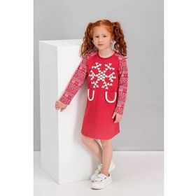 RolyPoly We Love Snow Kırmızı Kız Çocuk Cepli Elbise