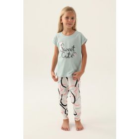 RolyPoly Yeşil Kız Çocuk Pijama Takımı