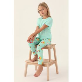 RolyPoly Yeşil Kız Çocuk Pijama Takımı