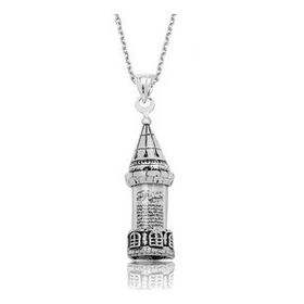 Rom Design 925 Ayar Minareli Cevşen Kadın Gümüş Kolye