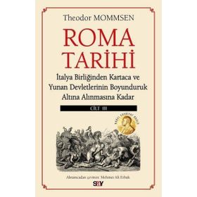 Roma Tarihi 3. Cilt Theodor Mommsen Say Yayınları