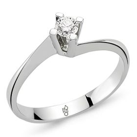Romeo Pırlanta RM-10025 0.22 Ct Tektaş Yüzük