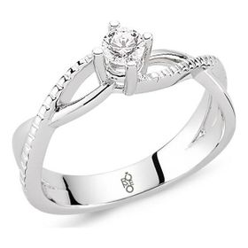 Romeo Pırlanta RM20049 0.23 Ct Tektaş Yüzük