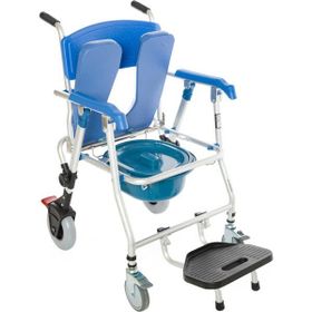 Romer R401 Mavi Standart Banyo Tuvalet Sandalyesi