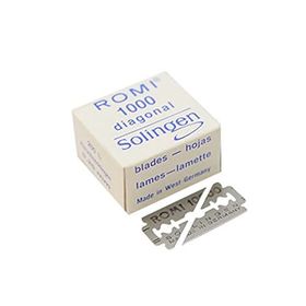 Romi Solingen Hassas Kumaş Terazi Gramaj Jilet 1/2 0.20 mm 200 Adet