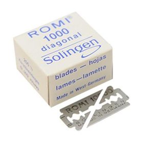 Romi Solingen Hassas Kumaş Terazi Gramaj Jilet 1/2 0.20 mm 200 Adet