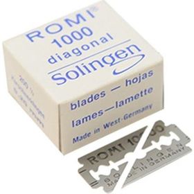 Romi Solingen Hassas Kumaş Terazi Gramaj Jilet 1/2 0.20 mm 200 Adet
