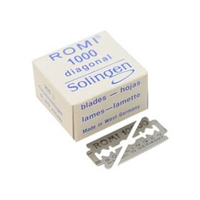 Romi Solingen Hassas Kumaş Terazi Gramaj Jilet 1/2 0.20 mm 200 Adet