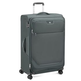 Roncato Joy Trolley Expandable Ant Büyük Boy Antrasit Çekçekli Kumaş Valiz