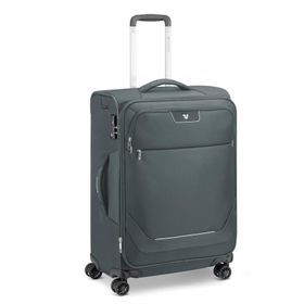 Roncato Joy Trolley Expandable Ant Orta Antrasit Çekçekli Kumaş Valiz