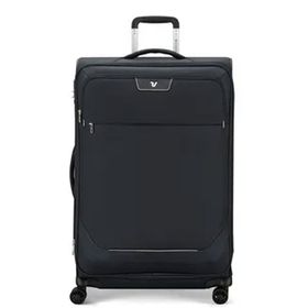 Roncato Joy Trolley Expandable Nero Büyük Boy Siyah Çekçekli Kumaş Valiz