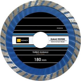 Roney 180 mm Turbo Kanallı Elmas Testere