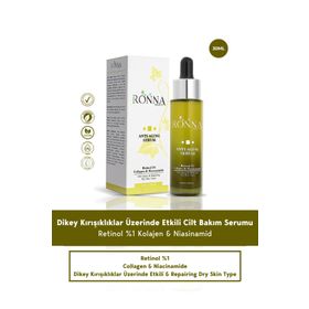 Ronna Beauty 30 ml Retinol 1% Collagen Niacinamide Yaşlanma Karşıtı ve Aydınlatıcı Anti-Aging Serum
