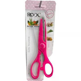 Rooc 9110 25 CM Pembe Mutfak Makası