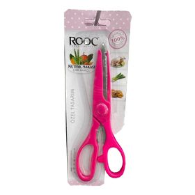 Rooc 9110 25 CM Pembe Mutfak Makası