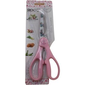 Rooc KS-012 Pembe Desenli Mutfak Makası