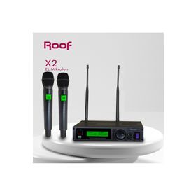 Roof R-1200 Çift El Dijital Telsiz Mikrofon